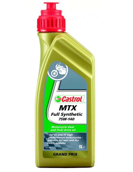 CASTROL MTX TOTALMENTE SINTÉTICO 75W-140 (BOTELLA 1L) | Lugrasa