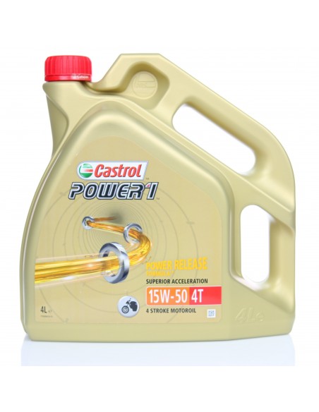 LATA CASTROL POWER 1 4T 15W-50 4L