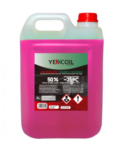 BIDON YENCOIL ANTIGEL ORGANIQUE 50% 5L ROSE -VW