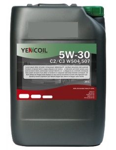 BIDON YENCOIL EVO 0W20 SAVING C6-C5 20L