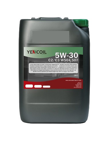 BIDON YENCOIL EVO 0W20 SAVING C6-C5 20L