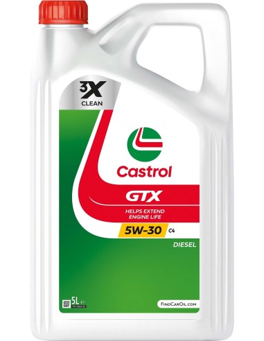 CAN CASTROL GTX 5W30 C4 4L