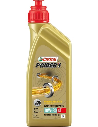 FLACON CASTROL POWER 1 RACING 4T 10W30 1L