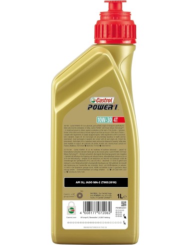 CASTROL POWER 1 RACING 4T 10W30 1L BOTTLE
