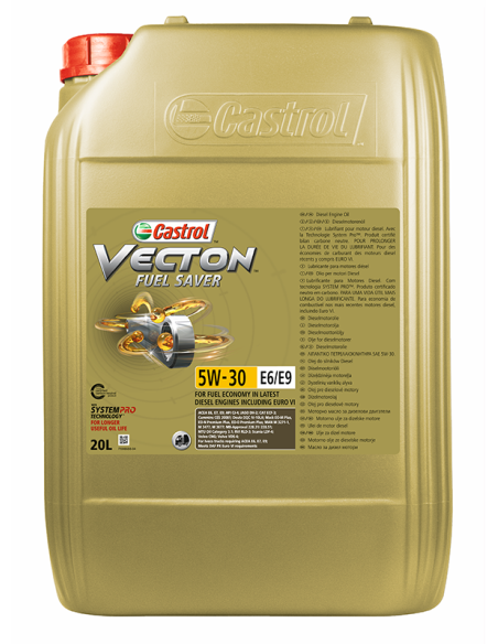 CASTROL VECTON FUEL SAVER 5W30 E6/E9 20L ER | Lugrasa