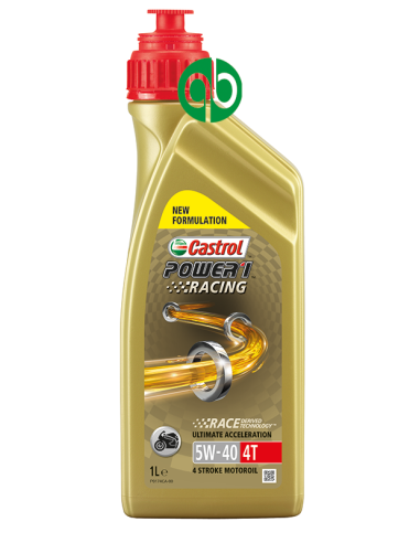 BOTELLA CASTROL POWER 1 RACING 4T 5W40 1L PIAGGIO 