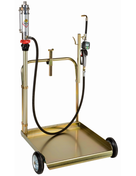 KIT MOVIL TRANSVASE NEUMATICO PARA BIDON DE 209 LITROS | Lugrasa