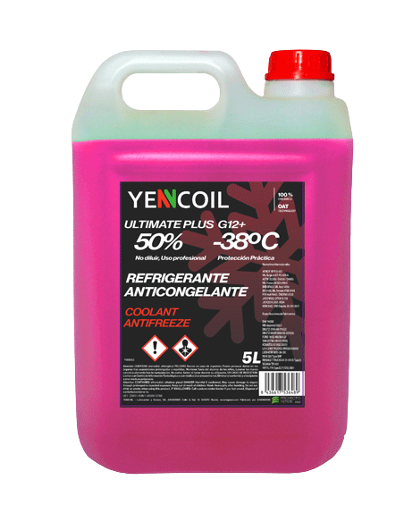 LATA YENCOIL ANTICONGELANTE 50% ULTIMATE PLUS G12+ 5L | LUGRASA