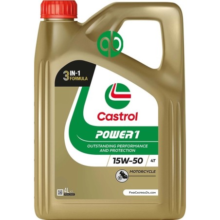 LATA CASTROL POWER 1 4T 15W50 4L (15044F)